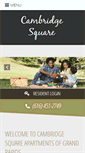 Mobile Screenshot of cambridgesquaregrandrapids.com