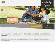 Tablet Screenshot of cambridgesquaregrandrapids.com